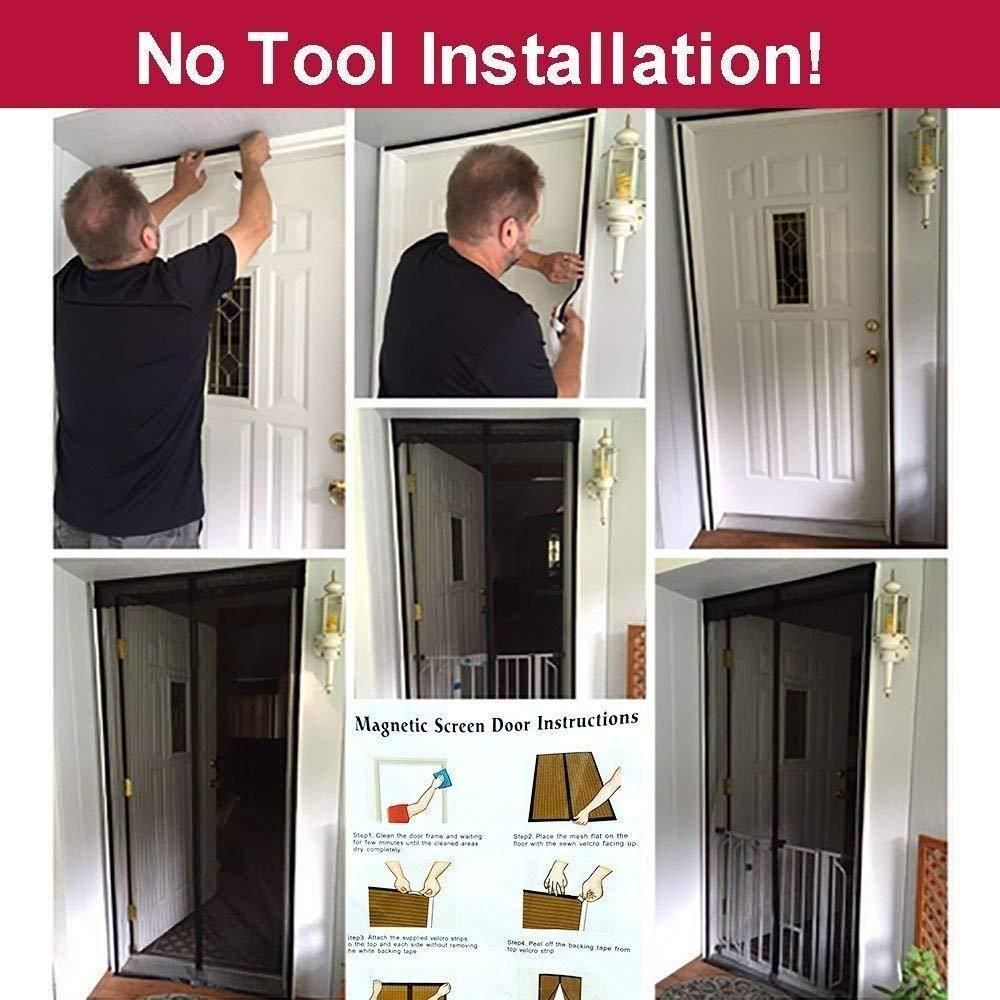 Home Magnetic Mosquito Door Curtain